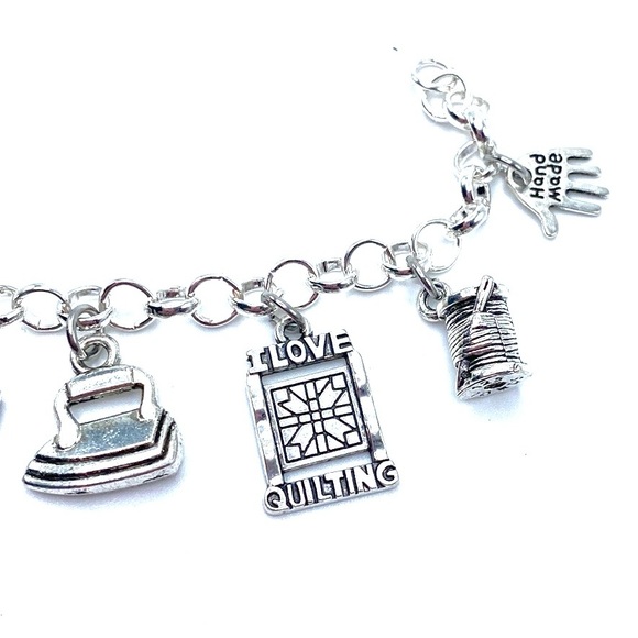 Quilting Charm Bracelet - Picture 2 of 8